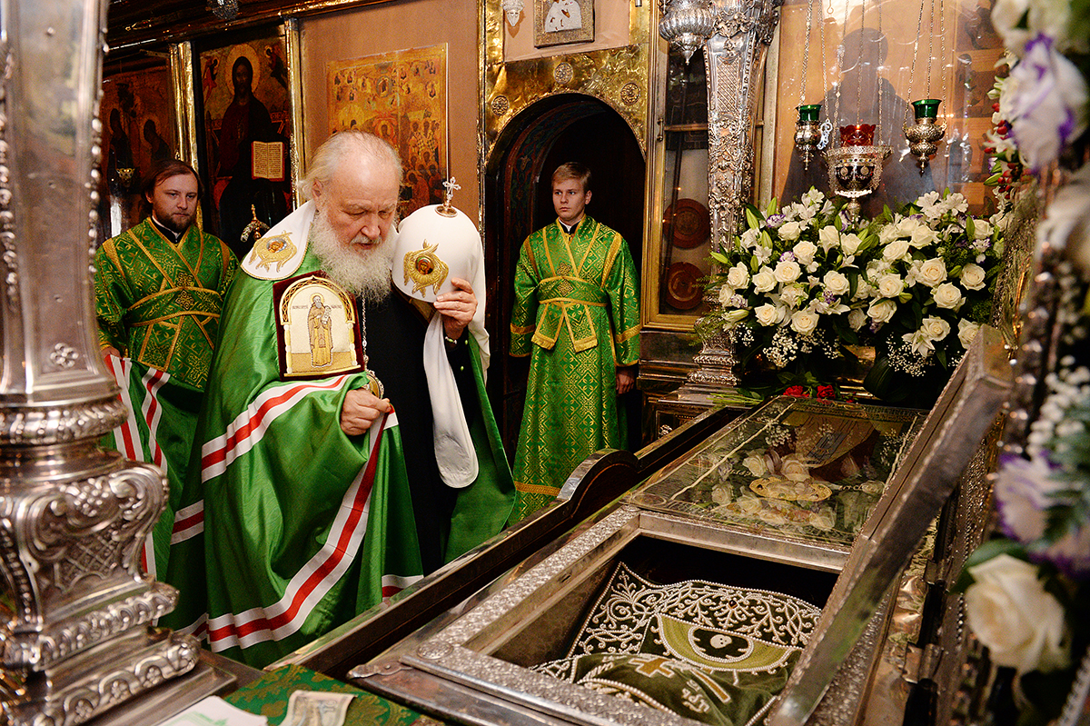 Патриарх Кирилл прибыл в Сергиев Посад